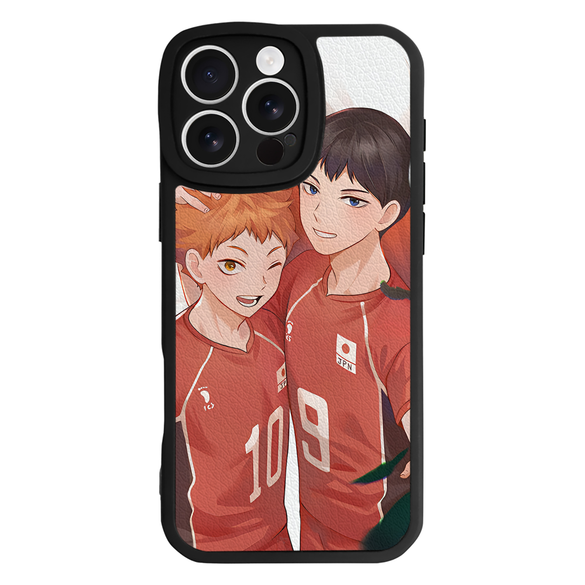 （画像用） ハイキュー!! Haikyu!! 【iPhone 16シリーズ対応】シリコンスマホケース（レザー調） 材質：シリコン